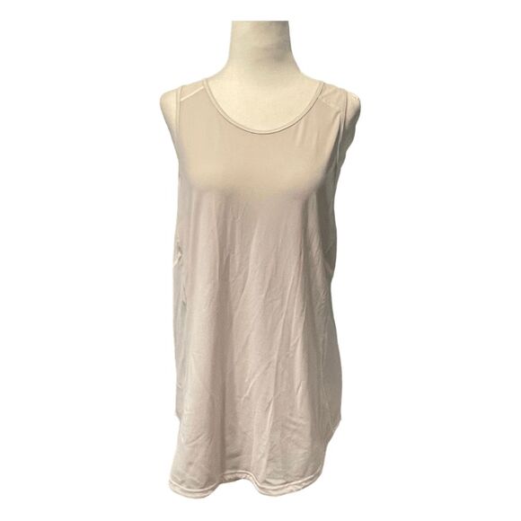 Lululemon Athletica Sculpt Tank Top II Off White Mesh Panels 10 - Picture 3 of 7